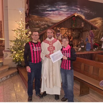 500 € Spende vom Jahresendlauf 2025